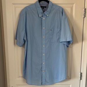 Tommy Hilfiger Light Blue Casual Button Down Shirt